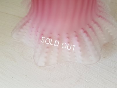 画像4: ピンクリムガラスランプシェード