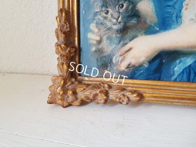 画像4: Jean-Baptiste Perronneau猫を抱くマドモワゼル画