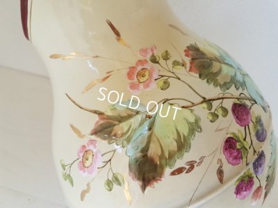 画像7: ホーロー手描きラズベリー柄ウォッシュセット