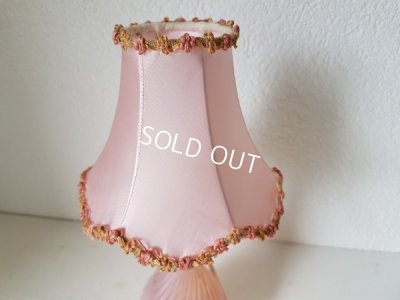 画像6: ピンクオパリンガラステーブルランプ