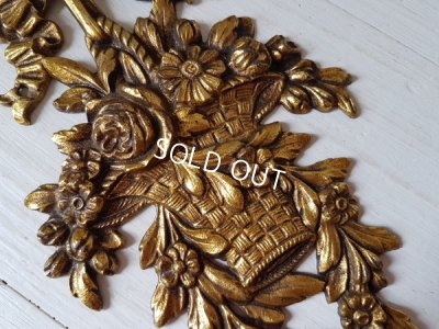 画像7: ブロンズ花かご装飾パーツ