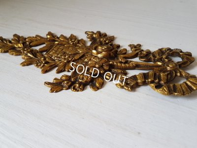 画像9: ブロンズ花かご装飾パーツ