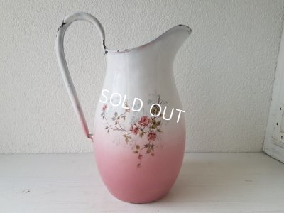 画像16: ホーローローズ柄ピッチャーセット