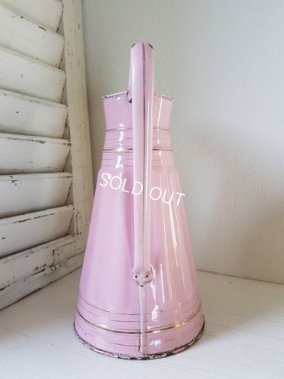 画像9: ピンクホーローワーターピッチャー