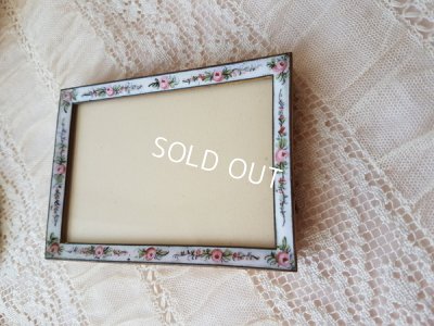 画像2: ローズエナメルフレームフォトスタンド