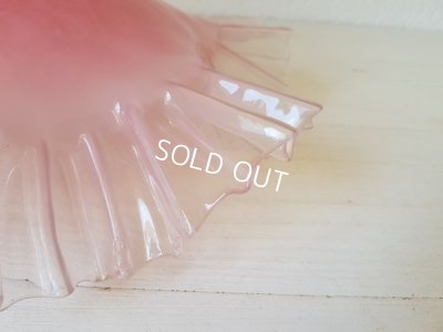 画像7: ピンクオパールセントガラスランプシェード