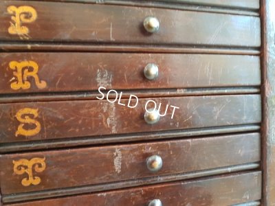 画像18: イニシャルテープキャビネット