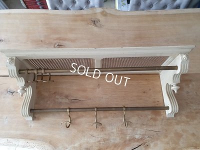 画像11: ルイ16世様式コートフック付シェルフ