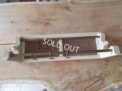 画像12: ルイ16世様式コートフック付シェルフ