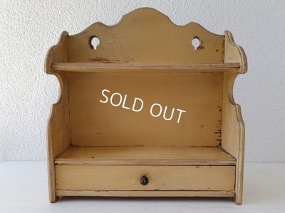 画像2: ドロワー付き小さなシェルフ