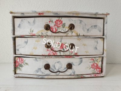 画像8: フレンチ花かご柄カルトナージュドロワー
