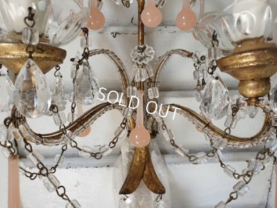 画像10: オパリンガラスウォールシャンデリア