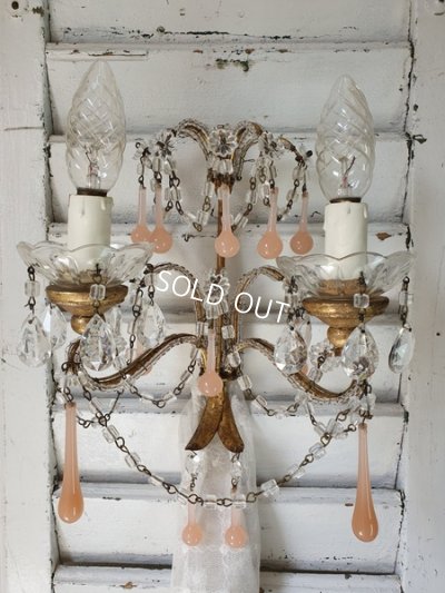 画像18: オパリンガラスウォールシャンデリア