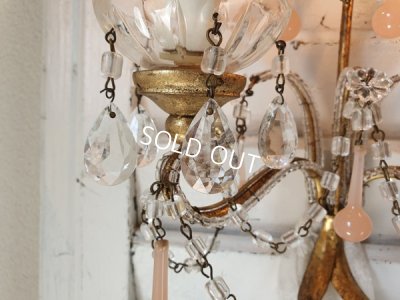 画像2: オパリンガラスウォールシャンデリア