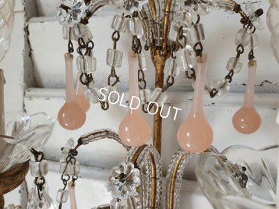 画像3: オパリンガラスウォールシャンデリア