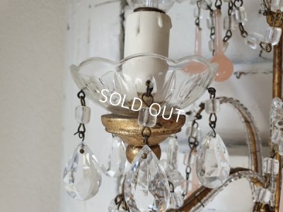 画像7: オパリンガラスウォールシャンデリア