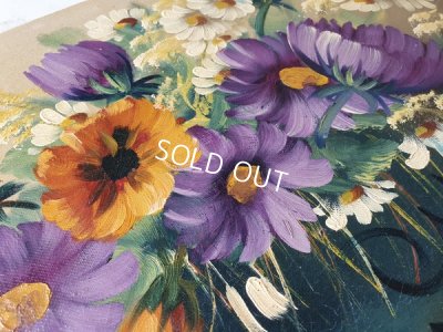 画像3: 花の油絵