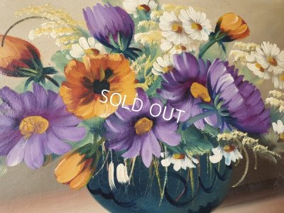 画像4: 花の油絵