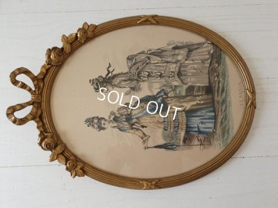 画像11: リボン額付きリトグラフファッション画