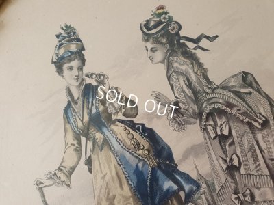 画像7: リボン額付きリトグラフファッション画