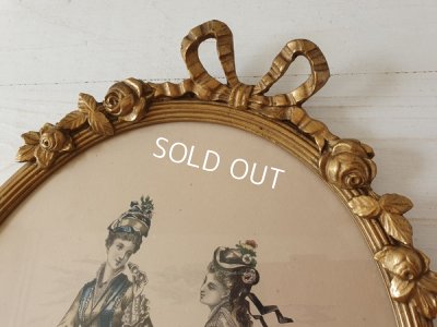 画像2: リボン額付きリトグラフファッション画