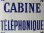 画像3: ホーローCABINE TELEPHONIQUEサインボード