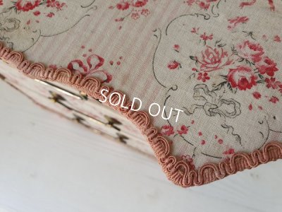 画像4: リボンとローズ柄カルトナージュドロワー