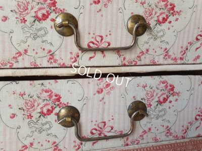 画像5: リボンとローズ柄カルトナージュドロワー