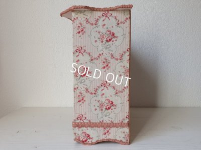 画像13: リボンとローズ柄カルトナージュドロワー