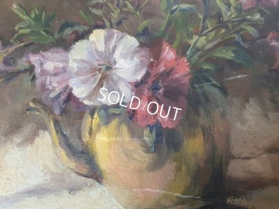 画像3: ペチュニアの油絵