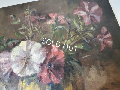 画像4: ペチュニアの油絵