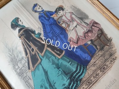 画像2: 額付きフランスモード画