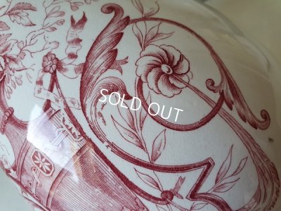 画像4: BF.Bostonローズ柄陶器ピッチャー