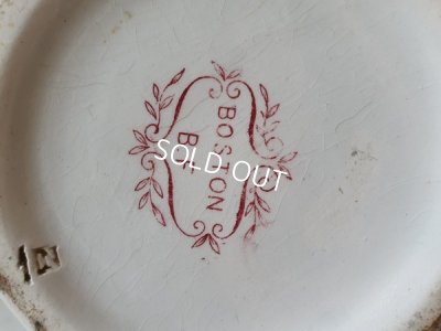 画像14: BF.Bostonローズ柄陶器ピッチャー