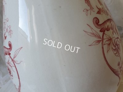 画像7: BF.Bostonローズ柄陶器ピッチャー