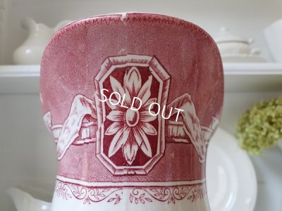 画像9: BF.Bostonローズ柄陶器ピッチャー