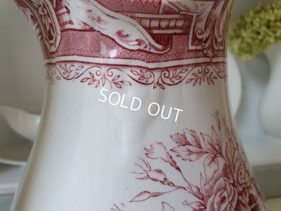 画像8: BF.Bostonローズ柄陶器ピッチャー