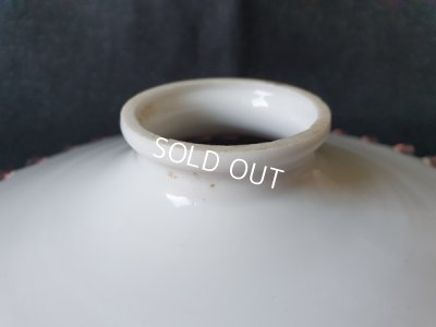 画像8: ピンクリムフリルガラスランプシェード