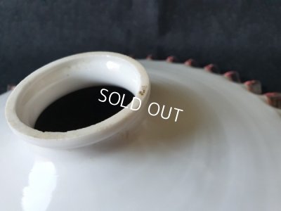 画像7: ピンクリムフリルガラスランプシェード