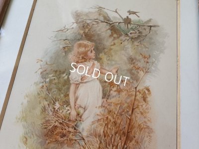 画像3: 少女のプリント画入りフレーム