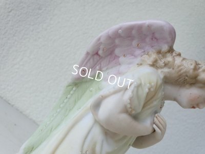 画像3: アンティークビスクエンジェル像