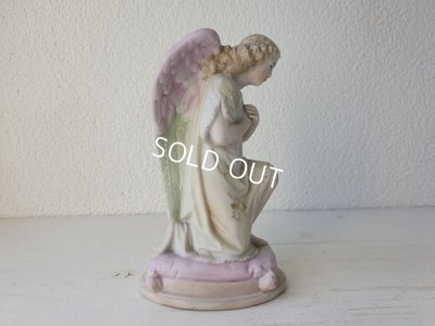 画像9: アンティークビスクエンジェル像