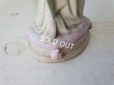 画像5: アンティークビスクエンジェル像