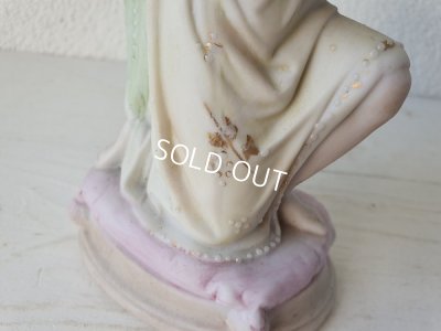 画像4: アンティークビスクエンジェル像