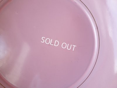 画像18: アンティークピンクホーローピッチャー&ベイスン