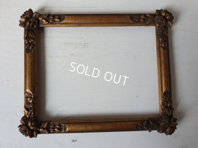 画像2: アンティークローズレリーフ額