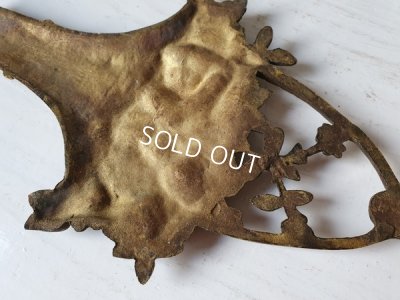 画像10: アンティーク花かご装飾パーツ