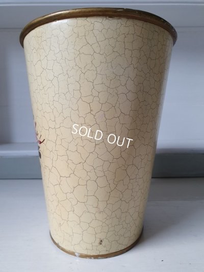 画像3: 手描き花柄くず入れ