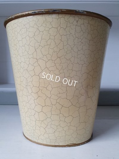 画像4: 手描き花柄くず入れ