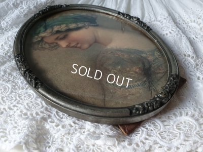 画像5: アンティークローズレリーフ額